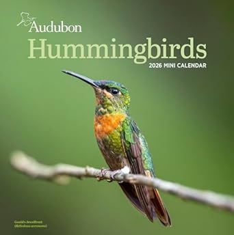 2026 Audubon Hummingbirds Mini Wall Calendar