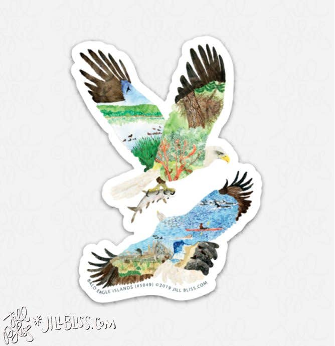 HABITAT EAGLE ISLAND STICKER