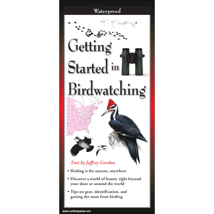 Getting Started in Birdwatching Laminated Guide
