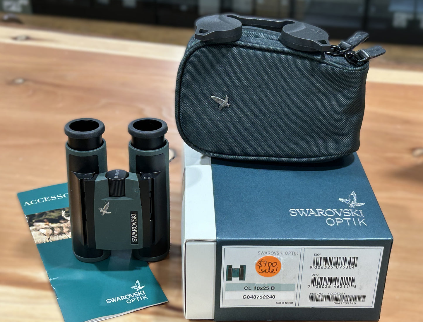 *Final Sale - Demo Binoculars - Previous Model - Swarovski CL Pocket 10x25