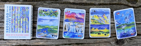 United Sketches of the Outdoors (52 Playing Cards)