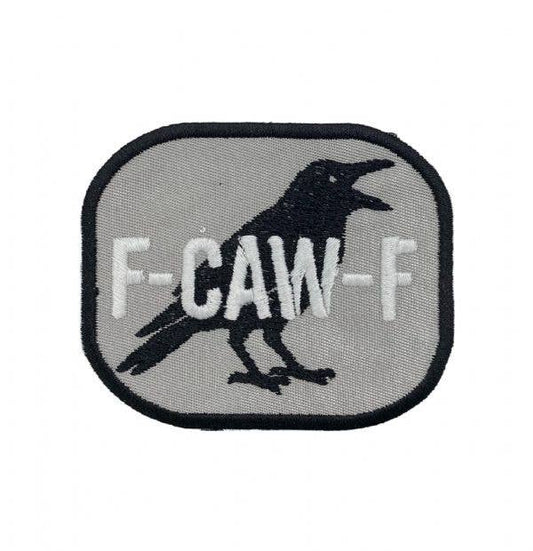 F-CAW-F Crow, Fuck Off Humor, Sarcasm, Iron on Patch