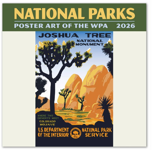 2026 National Parks WPA Mini Wall Calendar