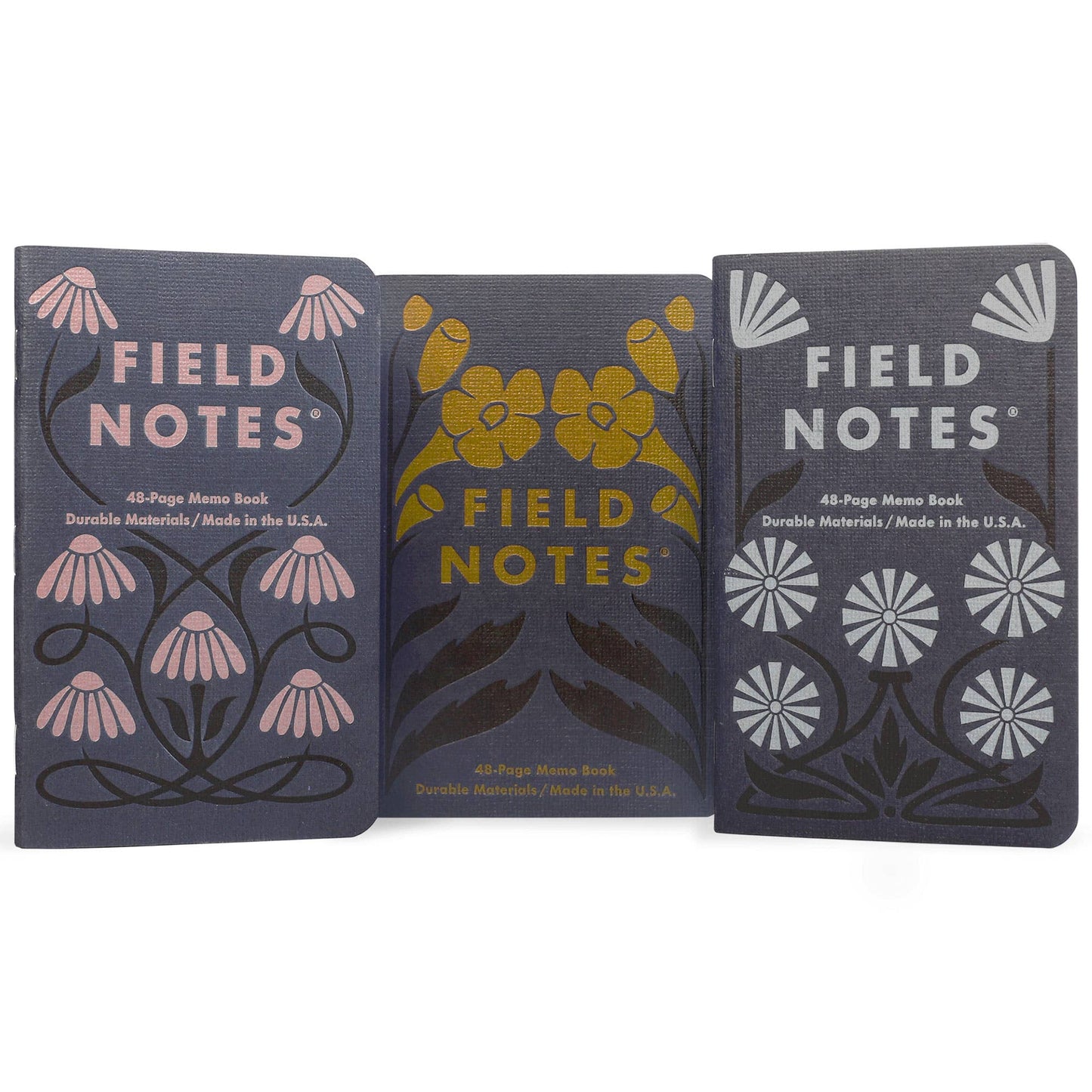 Fall Flowers Notebook 3-Pack