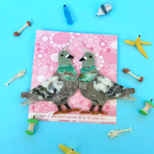 Pigeon Earrings