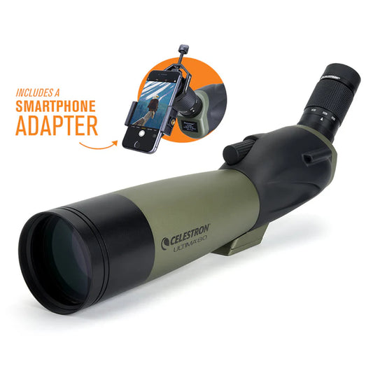 Celestron 20-60x80mm Ultima Angled Spotting Scope W/ Phone Adapter (Pickup Only)