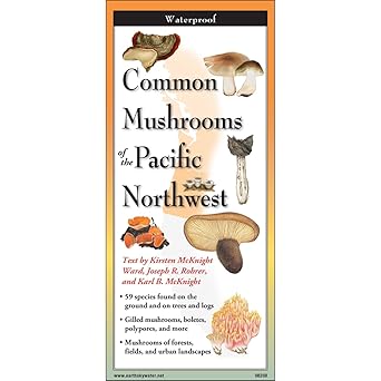 Common Mushrooms of the Pacific Northwest - Laminated Nature Identification Guide