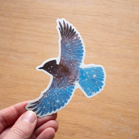 Inter-Steller's Jay 4" vinyl sticker - waterproof