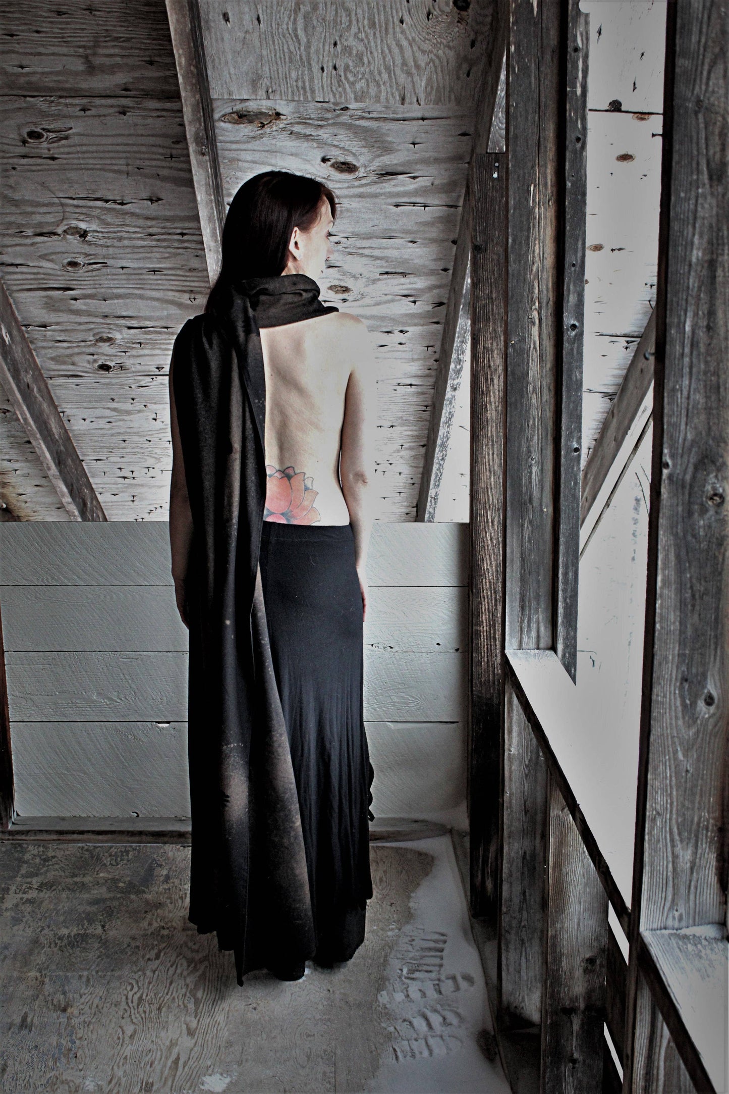 Extra-Long Murder of Crows Scarf Shawl