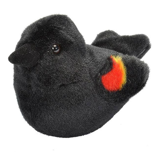 Audubon II Red-Winged Blackbird W Sound Stuffed Animal 5.5"