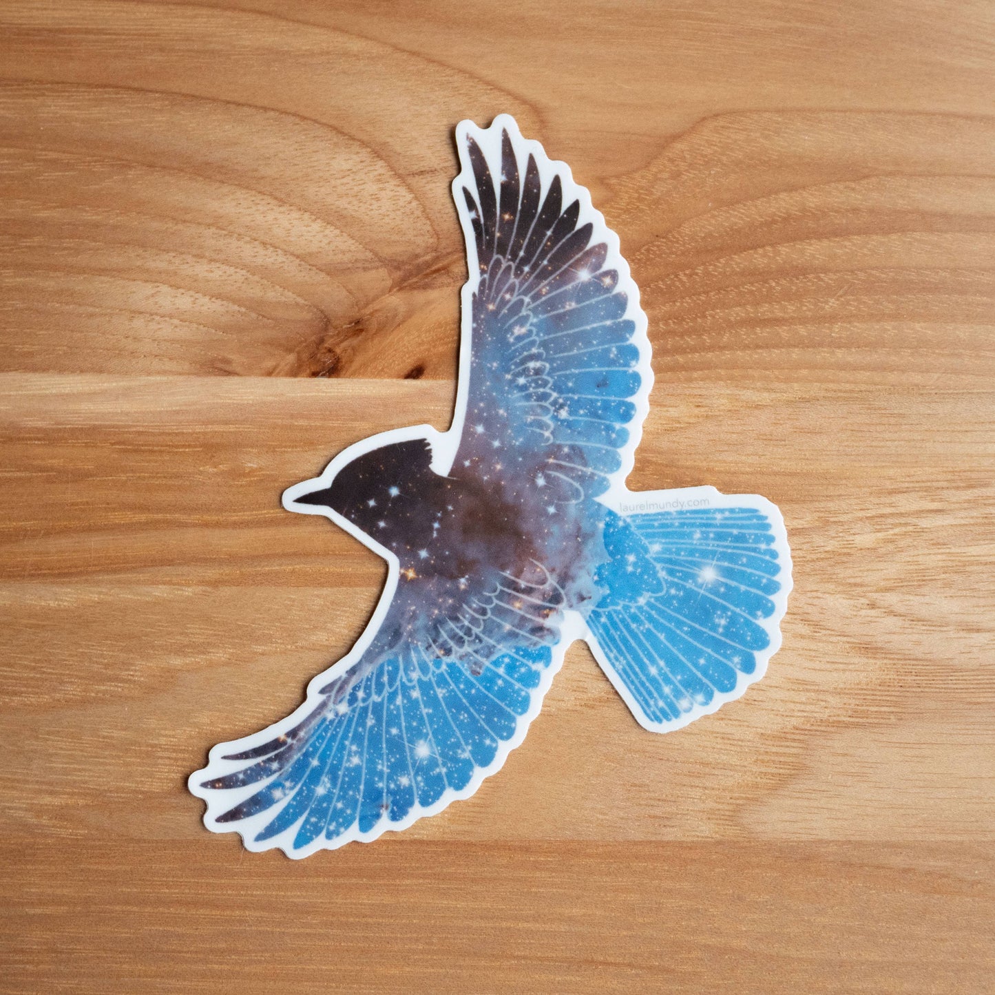 Inter-Steller's Jay 4" vinyl sticker - waterproof