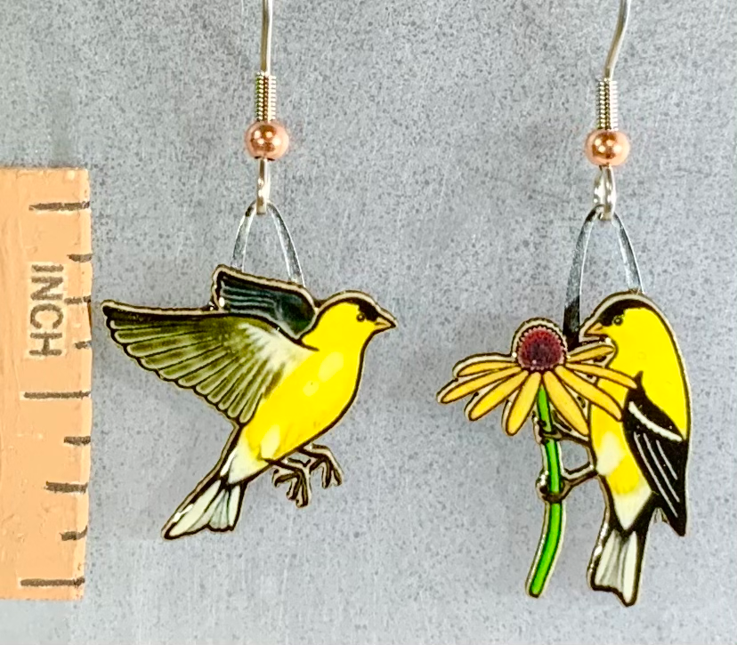 American Goldfinch Earrings