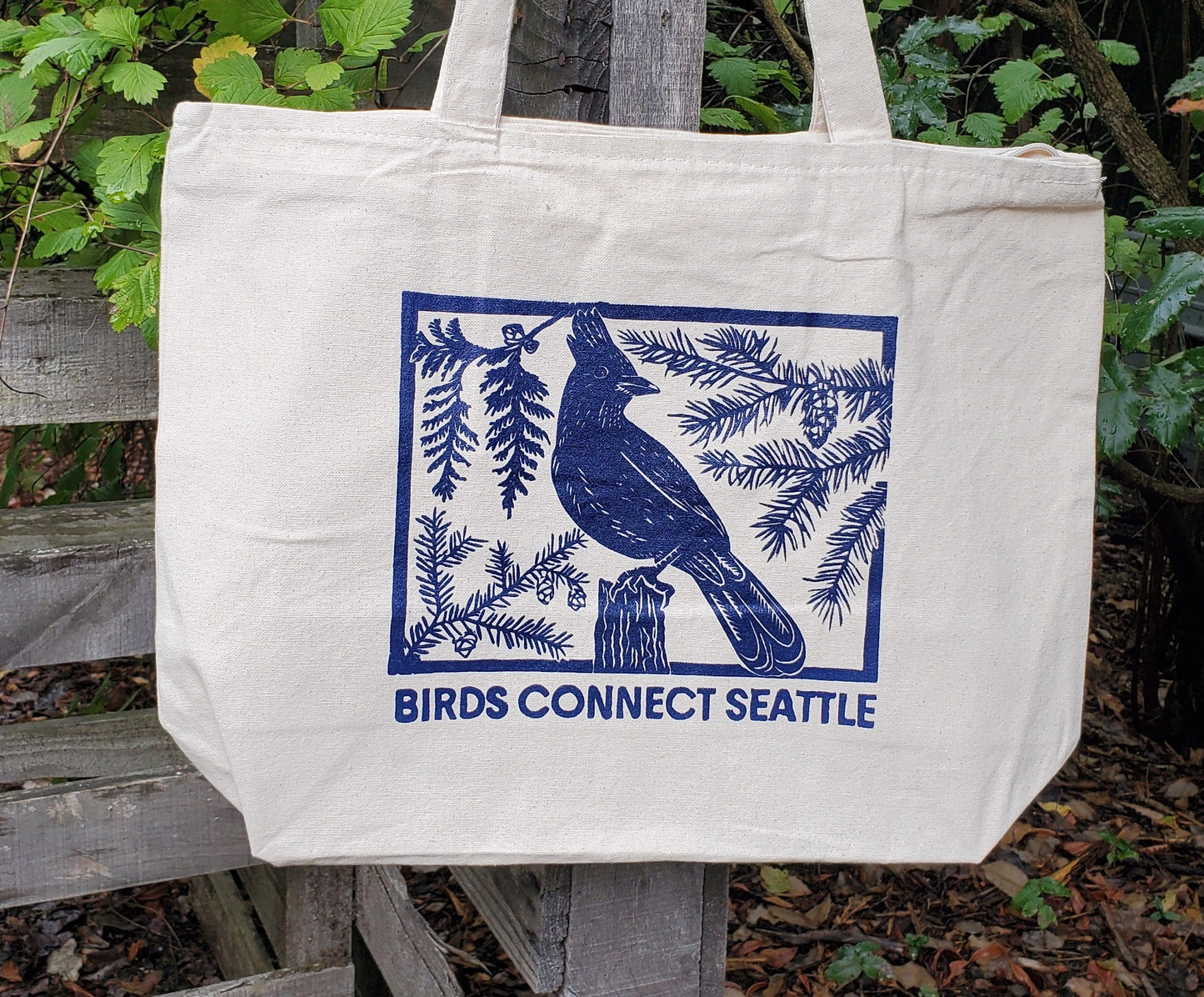 BCS Steller's Jay Canvas Tote