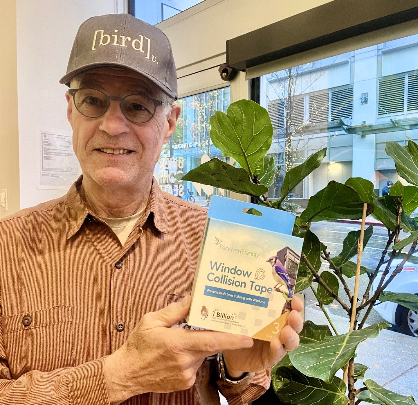 Bird is a Verb Hat, Gray