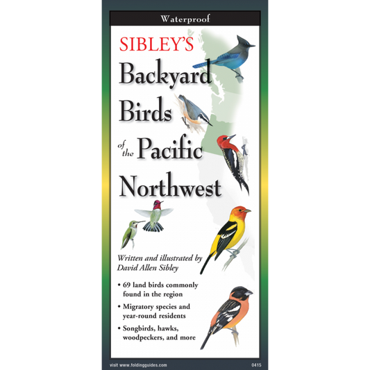 Backyard Birds of the Pacific Northwest Laminated Guide
