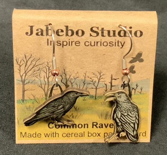 Common Raven Earrings
