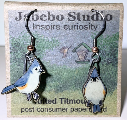 Tufted Titmouse Earrings