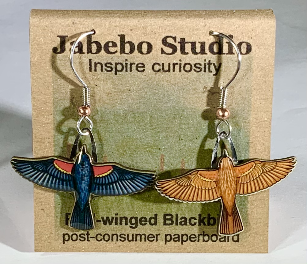 Red-Winged Blackbird Earrings