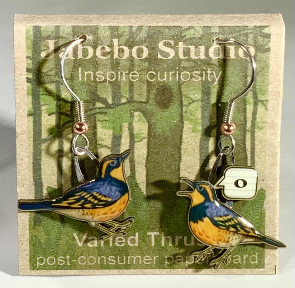 Varied Thrush Earrings