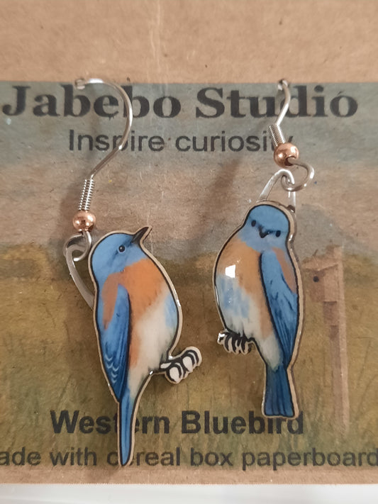 WESTERN BLUEBIRD EARRINGS