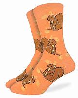 Women's Orange Squirrel Socks