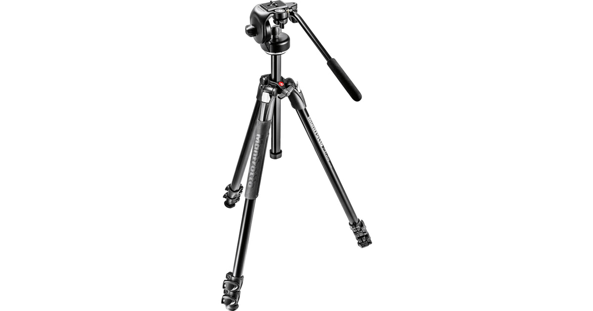 Manfrotto 290 Xtra Aluminum Tripod with 128RC Micro Fluid Video Head
