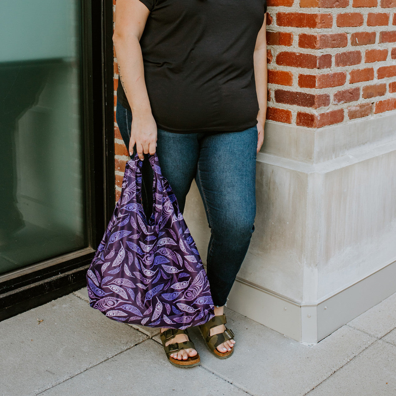 Foldable Shopping Bag - Feather