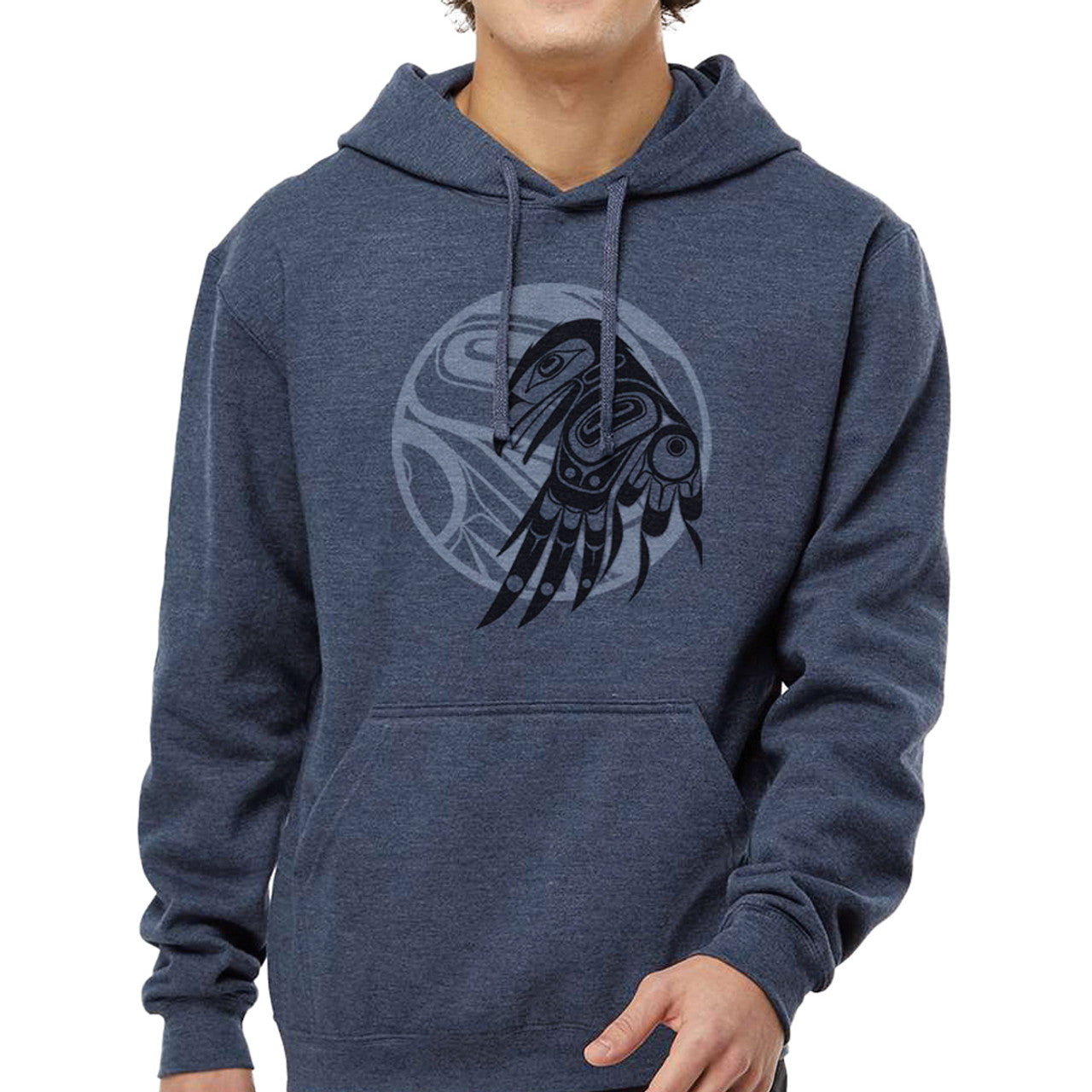 Native Northwest Pull Over Hoodie - Raven Moon